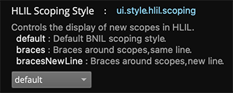 HLIL Scoping Options