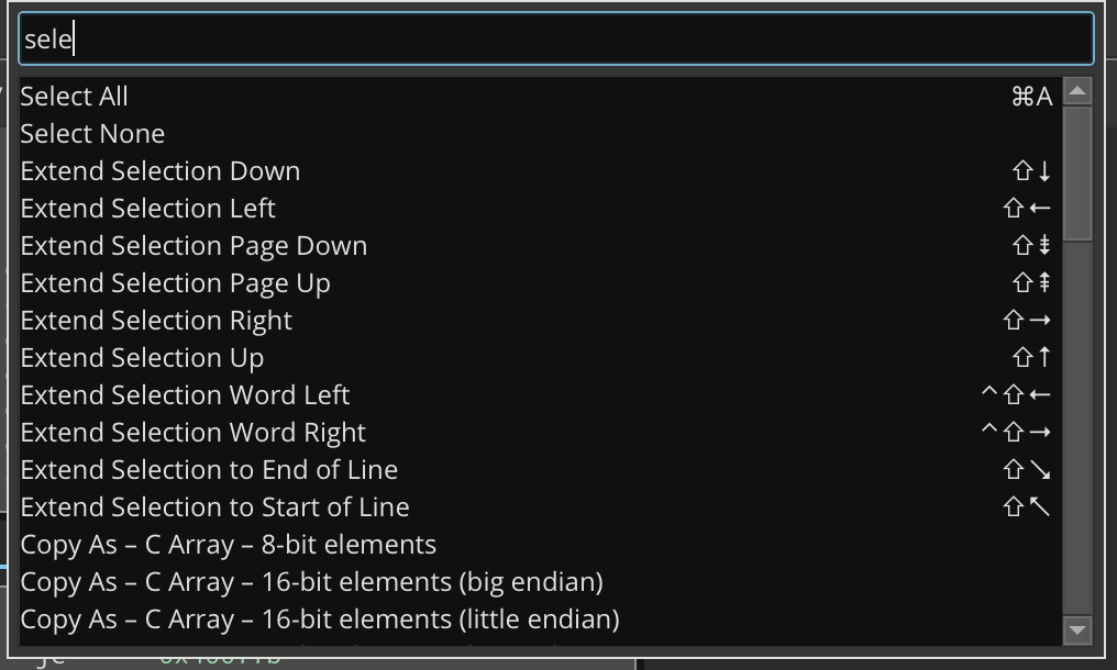 Command Palette