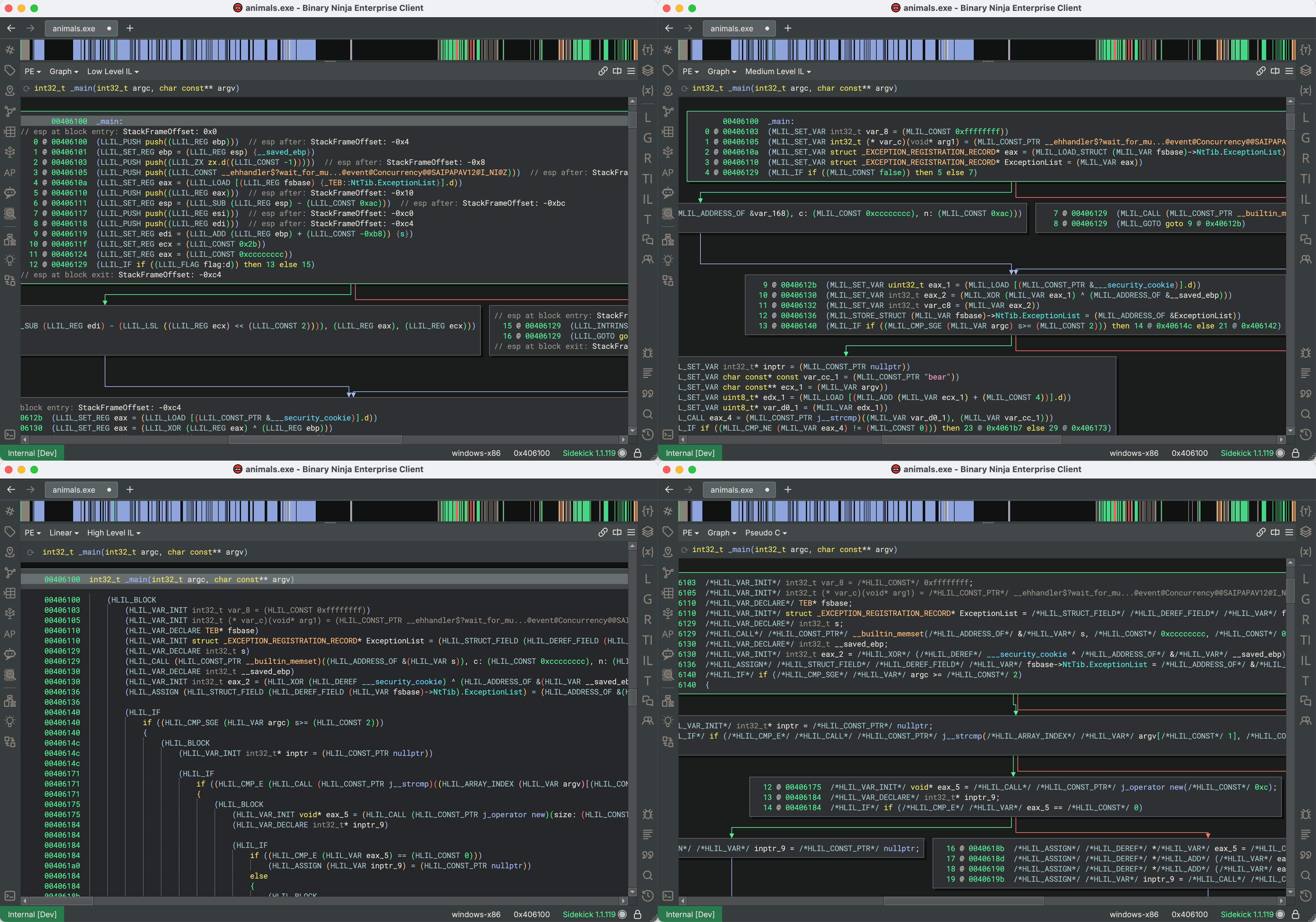 Enabling Show IL Opcodes lets you see exactly which IL instructions are used