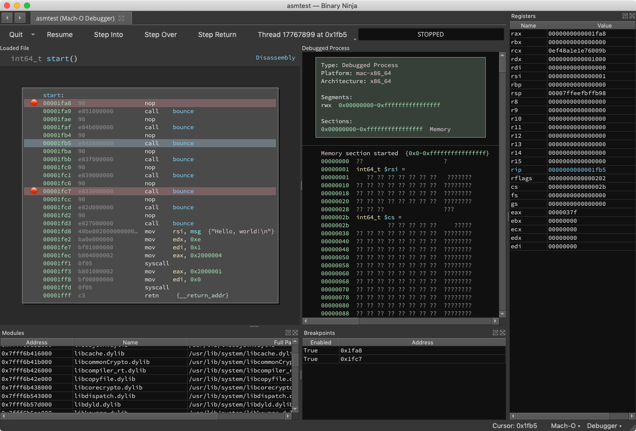 Binary Ninja for mac instal