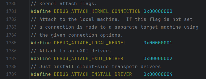 DEBUG_ATTACH_LOCAL_KERNEL macro in DbgEng.h