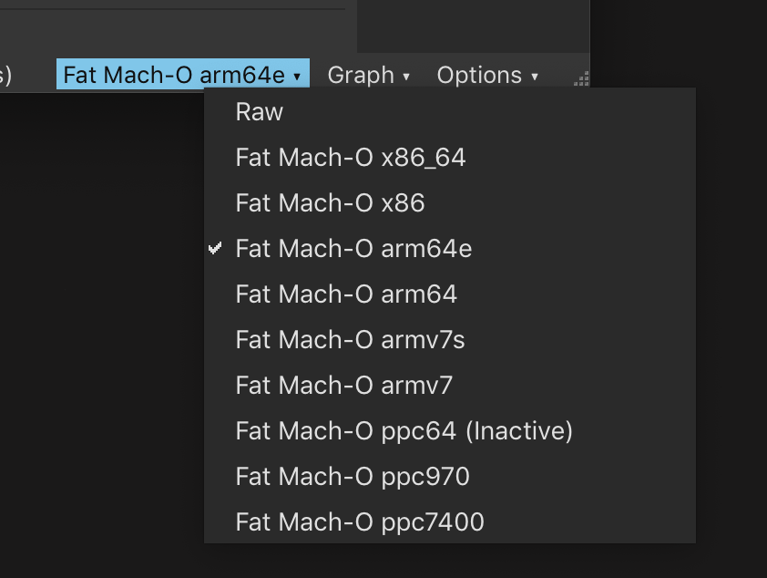 Mach-O FAT file support