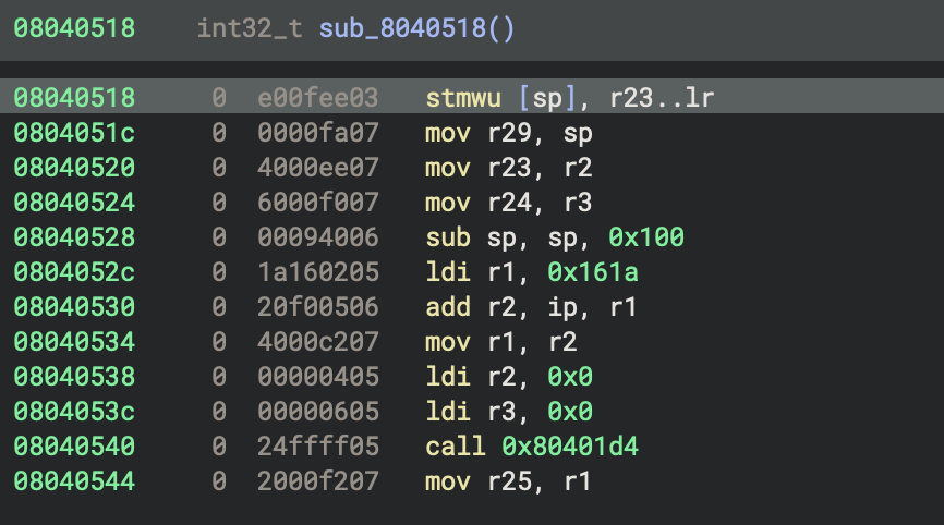 Looking like a real disassembler now