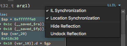 Reflection View Controls