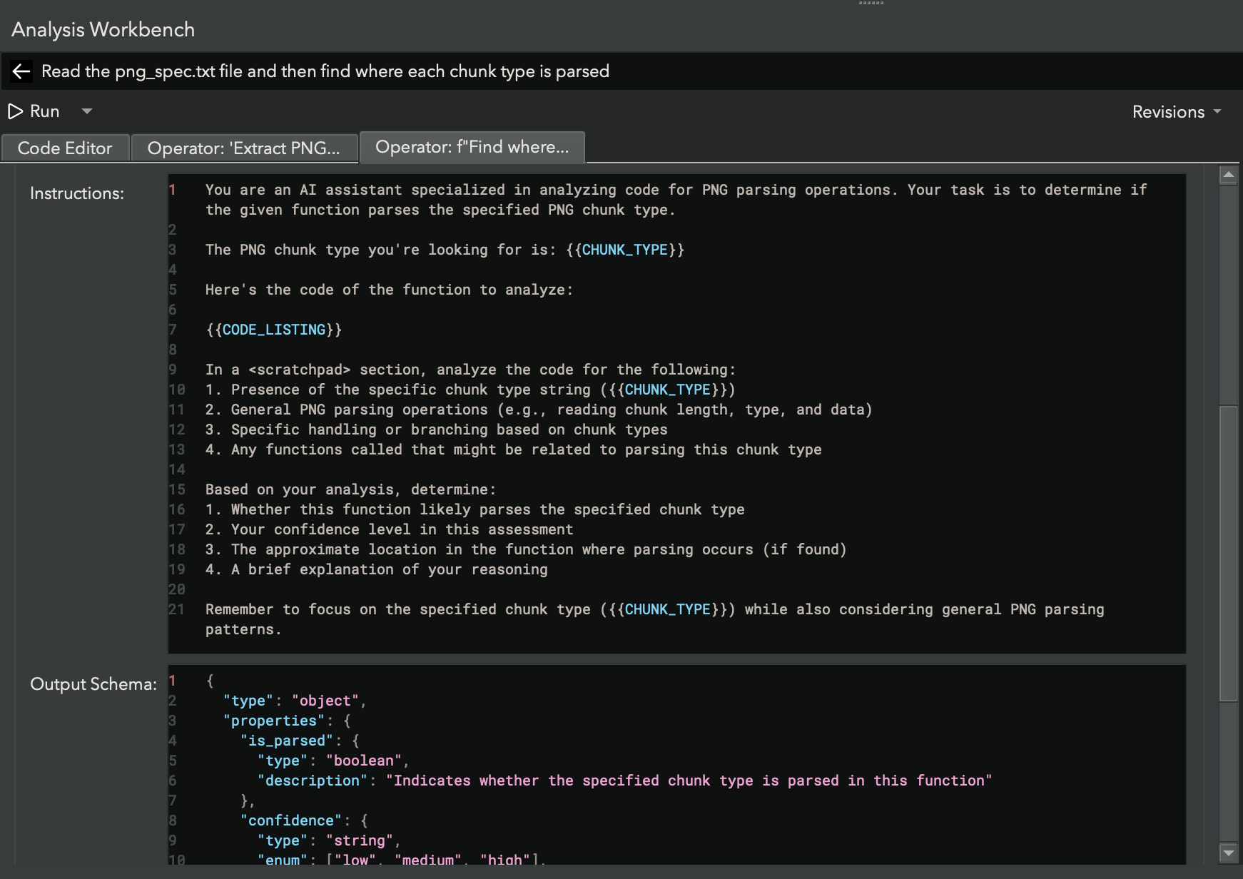 Analysis Workbench Operator Template