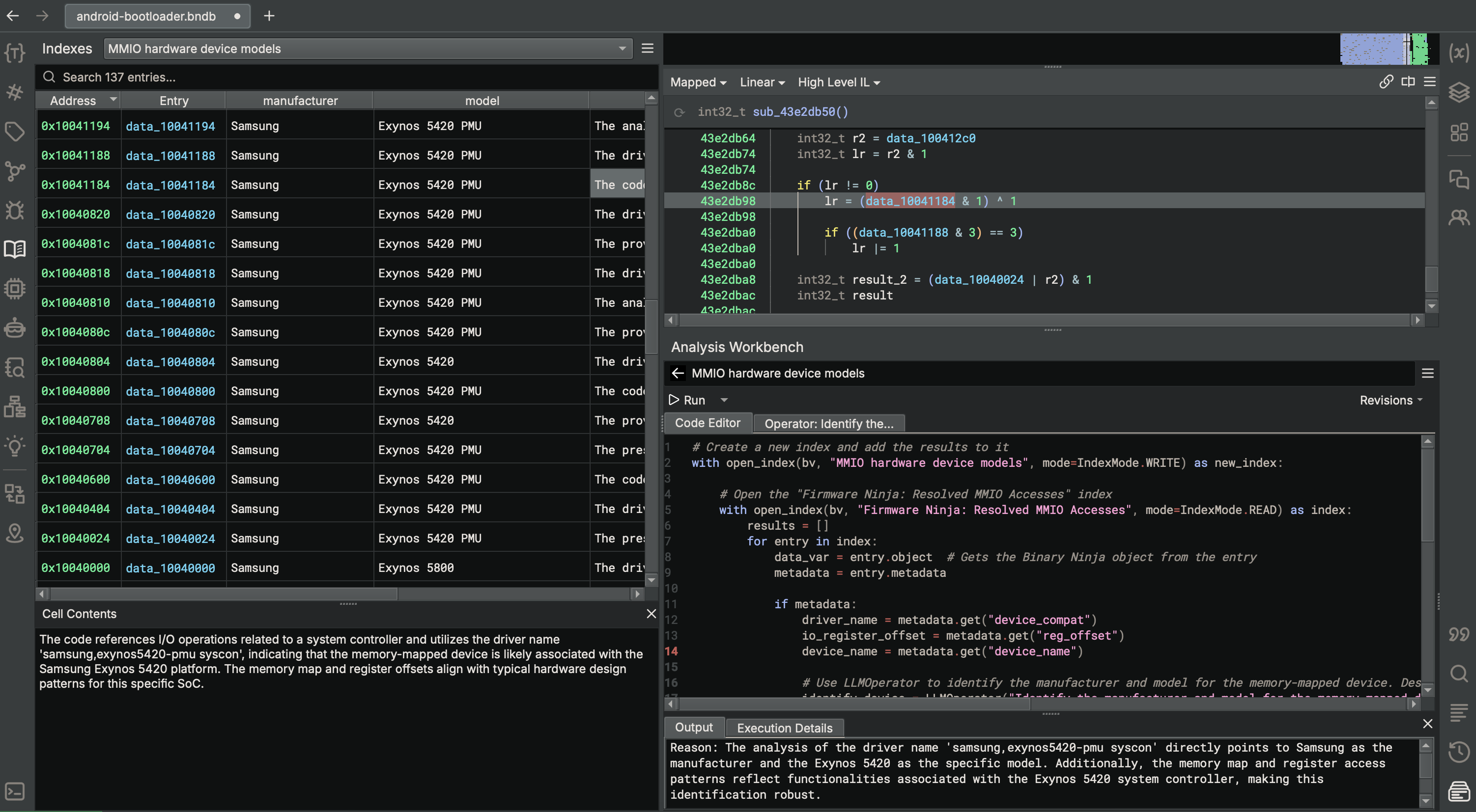 Memory Mapped Device Model android-bootloader