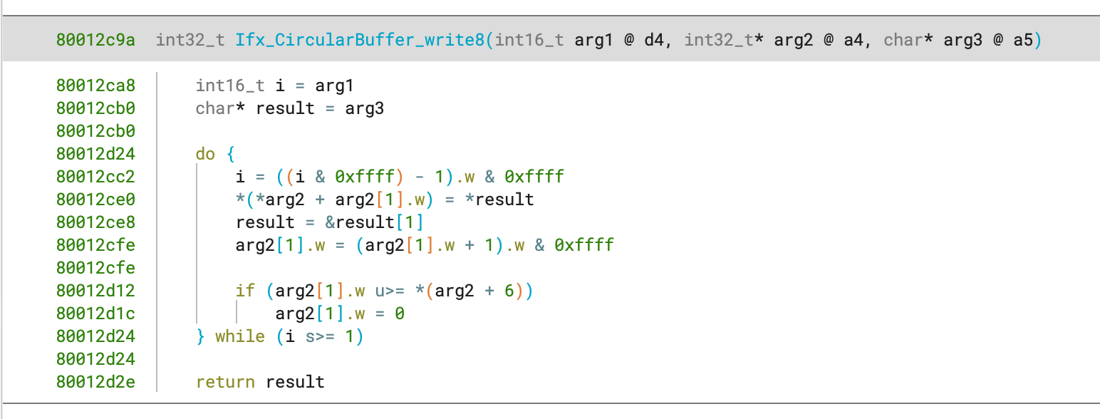 A function with parameters selected from builtin heuristics